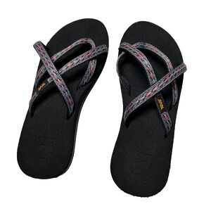 Teva Women's Olowahu Flip Flop Sandals, Size 8